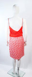 MISSONI Orange and Pink Knit Dress with Wrap Set Size 40