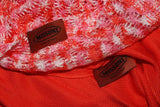 MISSONI Orange and Pink Knit Dress with Wrap Set Size 40