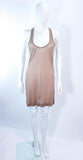 MISSONI Black Metallic Knit Stretch Set with Nude Jersey Dress Size 44