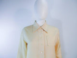 YVES SAINT LAURENT Safari Style Shirt Dress Size Small