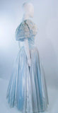 NOLAN MILLER Blue Gown, One Shoulder Size 2-4