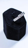 DIAMOND Ring 18 Karat Gold Platinum Eternity Band Size 5 3/4