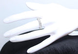 DIAMOND Ring 18 Karat Gold Platinum Eternity Band Size 5 3/4