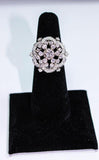 PLATINUM Diamond Ring with Center Stone Size 6 1/2