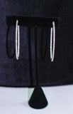 DIAMOND 14 Karat Gold Hoop Earrings