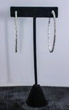 DIAMOND 14 Karat Gold Hoop Earrings