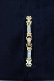 DIAMOND with 14 Karat White and Yellow Gold Bracelet