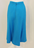 PAULINE TRIGERE 1960s Turquoise Skirt Suit Set