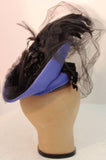 NOLAN MILLER  Purple and Black Lace Poker Alice Costume, Skirt Set