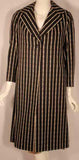 BILL BLASS 1960s 2 pc Paisley Print Shift Dress & Striped Jacket Set