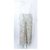 JAMES GALANOS 1960s 3 pc Silver Metallic Ensemble
