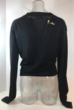 TSUMORI CHISATO Black Long Sleeve Beaded Cardigan Size 2