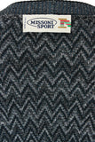 MISSONI Men's Circa 1990s Multicolor Zig Zag Sweater