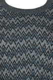 MISSONI Men's Circa 1990s Multicolor Zig Zag Sweater