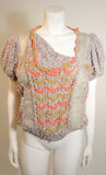 NORMA CANADA Handmade Knit Sweater with Snakeskin Inserts