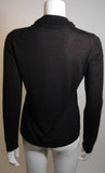 OSCAR DE LA RENTA Black Cashmere Sweater Large