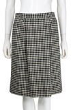 YVES SAINT LAURENT 1980s Rive Gauche Houndstooth Skirt Suit