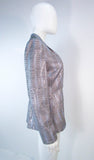 GIORGIO ARMANI Blue Silver Grey Rhinestone Jacket