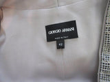 GIORGIO ARMANI Blue Silver Grey Rhinestone Jacket