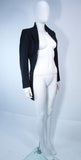 COMME DES GARÇONS Navy Dramatic Pleated Blazer Size S