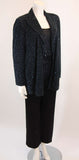 GIORGIO ARMANI Beaded Navy Evening Suit 3 pc Size 46