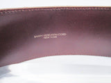 BARRY KEISELSTEIN-CORD Nude Alligator Belt Goldtone Sterling Frog Buckle Large
