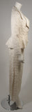 NOLAN MILLER Custom Couture Skirt Suit Size Small
