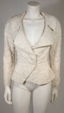 NOLAN MILLER Custom Couture Skirt Suit Size Small