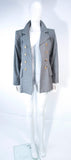 YVES SAINT LAURENT Gray Wool Pinstripe Trouser Set Size 40