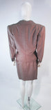 YVES SAINT LAURENT 1970s Brown Skirt Suit Size 46