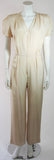 NOLAN MILLER Attributed Silk Jumpsuit Ensemble with Coat