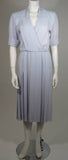 YVES SAINT LAURENT Periwinkle Belted Shirt Dress