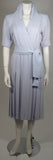 YVES SAINT LAURENT Periwinkle Belted Shirt Dress