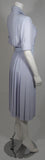 YVES SAINT LAURENT Periwinkle Belted Shirt Dress
