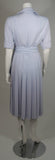 YVES SAINT LAURENT Periwinkle Belted Shirt Dress