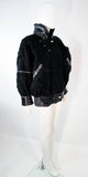 JACQUES SAINT LAURENT Black Jacket w/ Rhinestones Trim 38