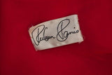 RUBEN PANIS Red Chiffon Ruffle Gown