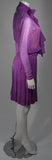 GIVENCHY Purple Silk Chiffon Dress and Belt Size Small