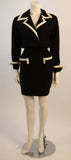 MOSCHINO Couture Classic Pocket Dress w/ White Detail Size 44