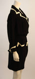 MOSCHINO Couture Classic Pocket Dress w/ White Detail Size 44