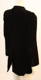 YVES SAINT LAURENT 1970s Black Velvet Blazer Nehru Collar