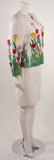 OSCAR DE LA RENTA Floral Embellished Suit Size 12