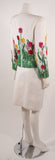 OSCAR DE LA RENTA Floral Embellished Suit Size 12