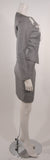 VICKY TIEL Linen and Wool 2 pc Jacket and Skirt Suit