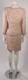 OSCAR DE LA RENTA  4 pc Skirt Suit with Silk Blouse and Scarf Size S