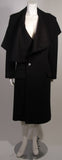 JOHN GALLIANO Over-Sized Asymmetrical Collar Coat Size 42