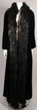 VICTORIA ROYAL Velvet Feather Trim Coat Size 8