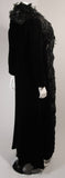 VICTORIA ROYAL Velvet Feather Trim Coat Size 8