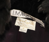 VICTORIA ROYAL Velvet Feather Trim Coat Size 8