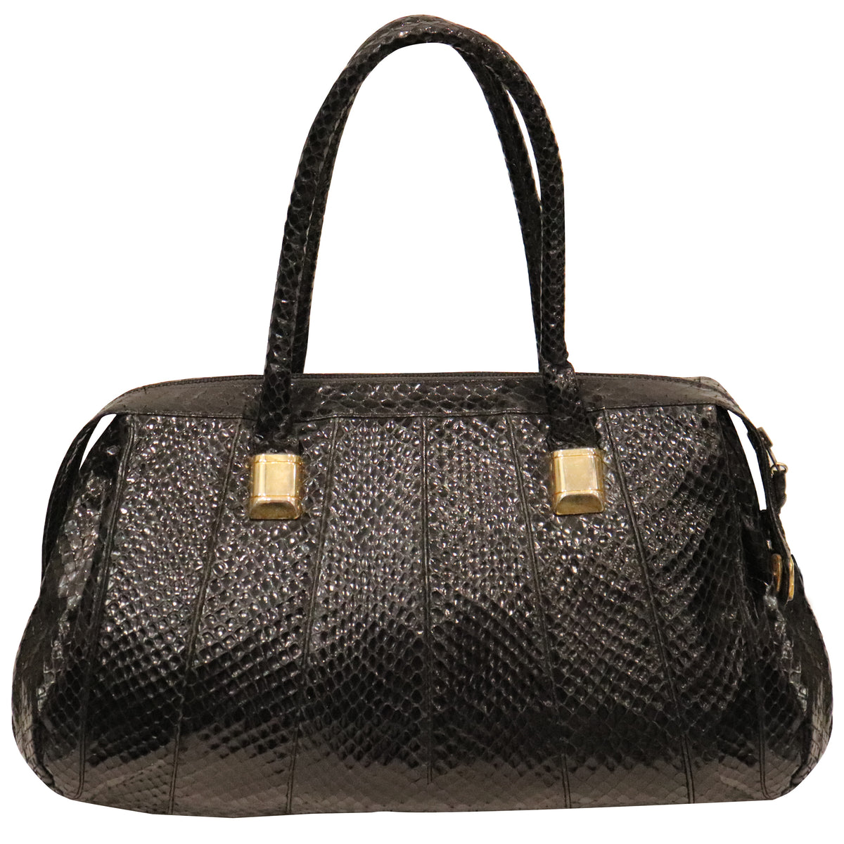 JUDITH LEIBER Snake Skin Handbag With Semi Precious Stones — Vicki's Secret